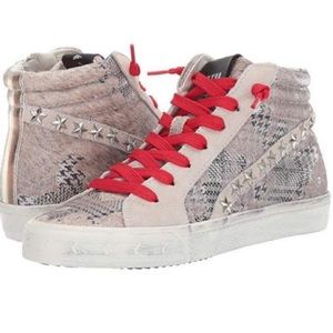 Steve Madden Kenzie Star Studded High-Top Sneakers 9.5